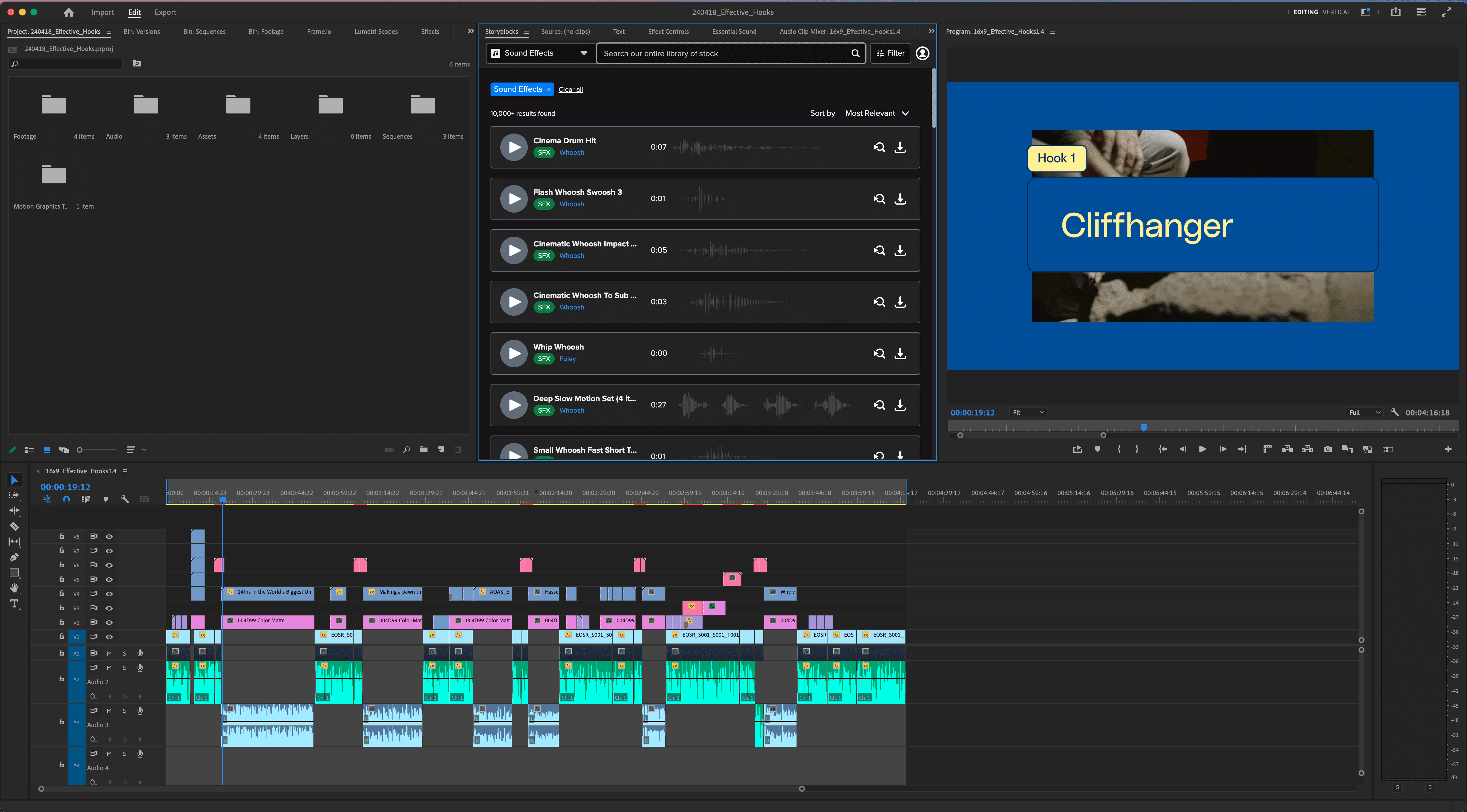How to add sound effects in Premiere Pro